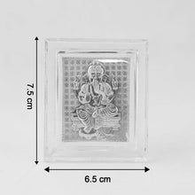 Embossed Silver-Plated Lord Ganesha Photo Frame  (1 Pc)