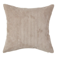 Soft Corduroy 16x16 Throw Pillow Cover Square Decorative Cushion Case (1 Pc)