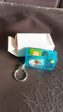 Mini Alarm Clock Keychain – 1PC Portable Quartz Analog Clock Key Ring