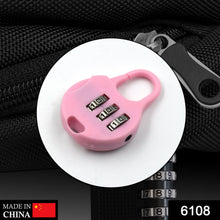 Zipper tool with a 3 digit lock