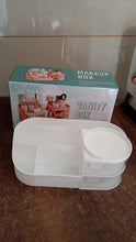 Multi-Functional Plastic Vanity Storage Box